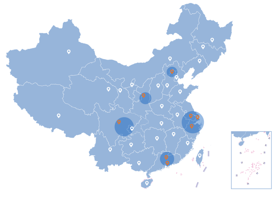 享道租车 业务核心城市
